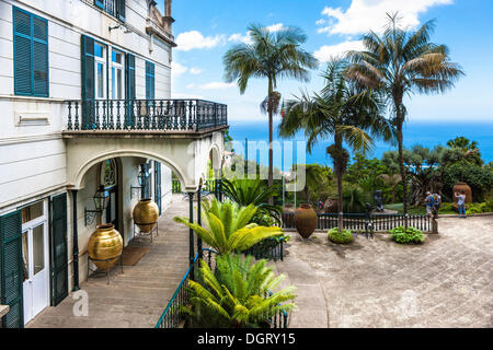 Il Jardim Tropical Monte Palace a Jardim Botânico da Madeira, giardino tropicale sulla motivazione della quinta degli albergatori Foto Stock