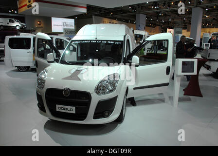 Fiat stand a Nutzfahrzeug IAA Hannover 2010 veicolo commerciale la fiera di Hannover, Bassa Sassonia Foto Stock