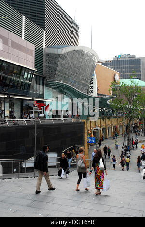 Architettura moderna, Centro shopping Beurstraverse, il cosiddetto Koopgoot, all'Beursplein, Coolsingel, Rotterdam Foto Stock