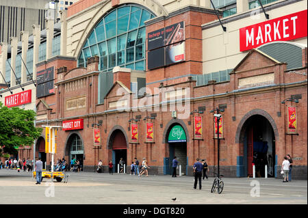 Mercato coperto hall di Hay Street a Paddy il mercato, città mercato, Haymarket, Sydney, Nuovo Galles del Sud, NSW, Australia Foto Stock