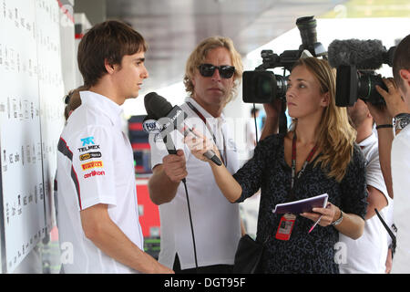 Maggiore noida, India. 24 ott 2013. Esteban Gutierrez (MEX), Sauber F1 Team - Formula1 nel Campionato del Mondo 2013 - Round 16 Indian Grand Prix al Buddh International Circuit, maggiore noida, India. © dpa picture alliance/Alamy Live News Foto Stock