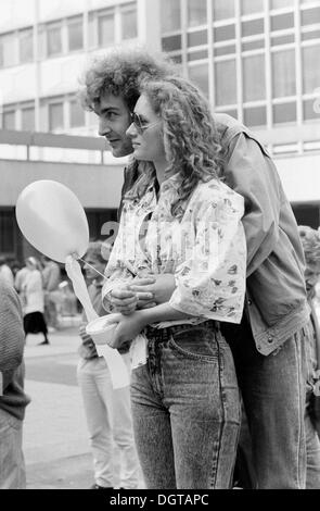 Ai giovani, 1 maggio 1989, Lipsia, REPUBBLICA DEMOCRATICA TEDESCA, LA REPUBBLICA DEMOCRATICA TEDESCA, Europa Foto Stock