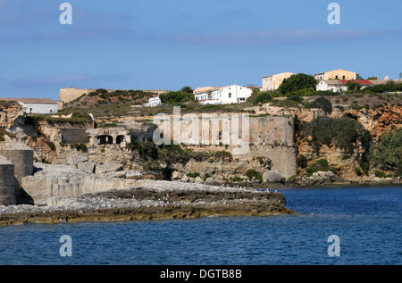 Fortezza di La Mola, Maó, Mahón Menorca, isole Baleari, Spagna, Europa Foto Stock