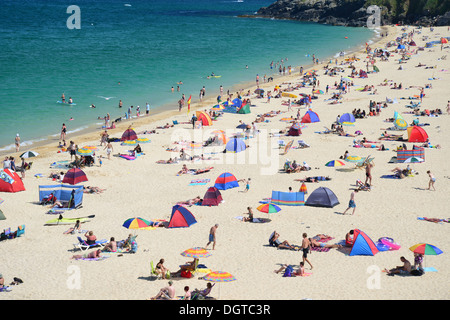 Porthminster Beach, St Ives, Cornwall, England, Regno Unito Foto Stock