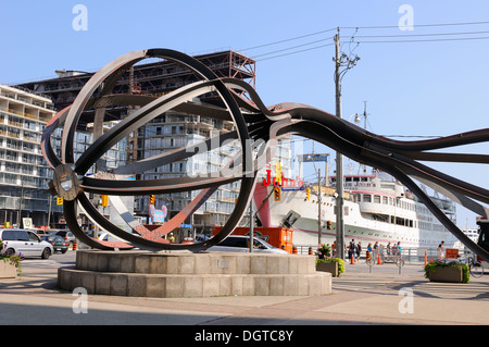 Waterfront scultura in Toronto, Ontario, Canada Foto Stock