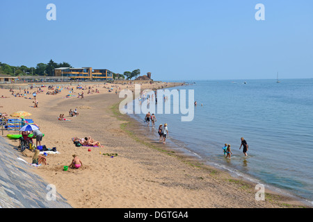 Exmouth Beach, Exmouth, Devon, Inghilterra, Regno Unito Foto Stock