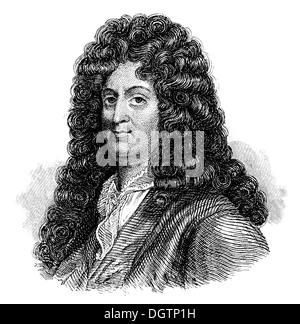 Jean Baptiste Racine, 1639 - 1699, un autore del classicismo francese Foto Stock