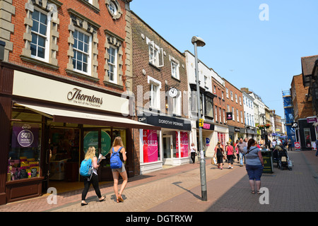 High Street, King's Lynn, Norfolk, Inghilterra, Regno Unito Foto Stock