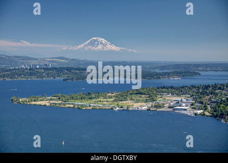 Foto aerea di Seattle, Wa Foto Stock