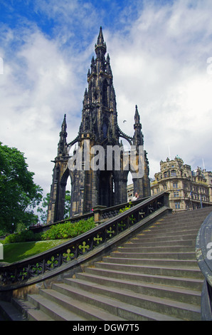 Sir Walter Scott Memorial Foto Stock