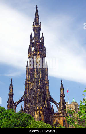 Sir Walter Scott Memorial Foto Stock