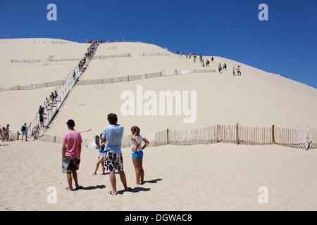 Dune du Pyla, Bassin d'Arcachon, Gironde, Aquitaine, Francia. Foto Stock