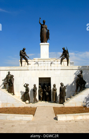 Monumento Liberty, Podokataro Bastion, Nicosia, Lefkosia, Cipro del Sud, Repubblica di Cipro, Mare Mediterraneo, Europa Foto Stock