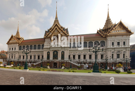 Chakri Maha Prasat, il Grand Palace, Krung Thep, Bangkok, Thailandia, Asia Foto Stock