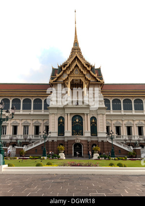 Chakri Maha Prasat, il Grand Palace, Krung Thep, Bangkok, Thailandia, Asia Foto Stock