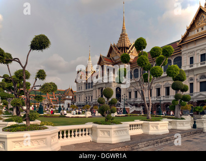 Chakri Maha Prasat, il Grand Palace, Krung Thep, Bangkok, Thailandia, Asia Foto Stock