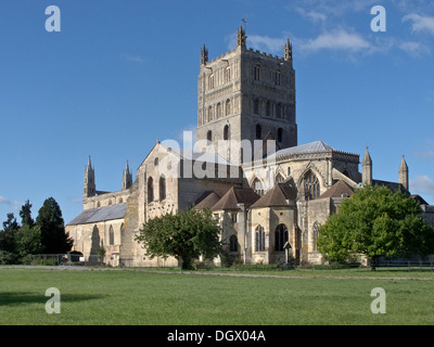 Tewkesbury Abbey Foto Stock