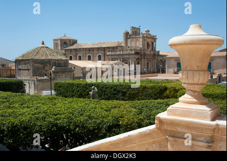 Chiesa di San Carlo Borromeo Chiesa, Noto, provincia di Siracusa, Sicilia, Italia, Europa Foto Stock