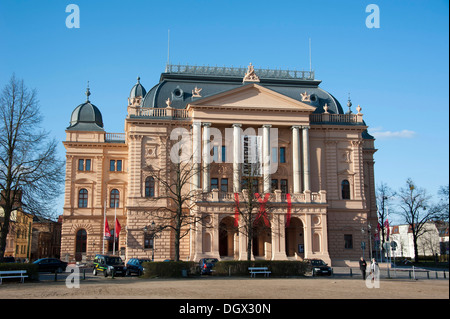 Mecklenburg Teatro di Stato, Schwerin, Meclemburgo-Pomerania Occidentale Foto Stock