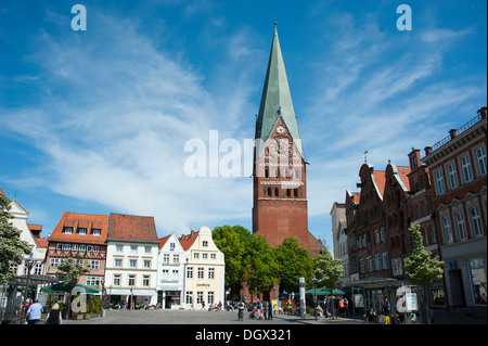 St Johannis Chiesa, Am Sande, Lüneburg, Bassa Sassonia, Germania Foto Stock