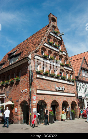 Edificio nella città vecchia, Lüneburg, Bassa Sassonia, Germania Foto Stock