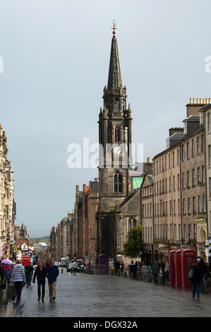 Tron Kirk chiesa, Royal Mile di Edimburgo, Scozia, Regno Unito Foto Stock