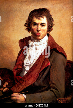 Self-portrait - da Jacques-Louis David, 1794 Foto Stock