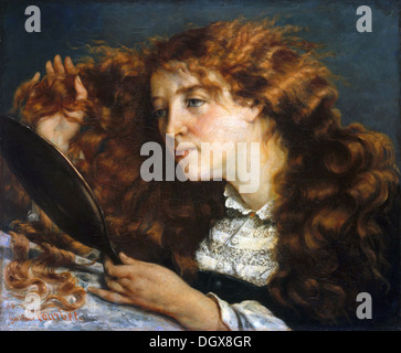 Jo, La Belle Irlandaise - da Gustave Courbet, 1866 Foto Stock