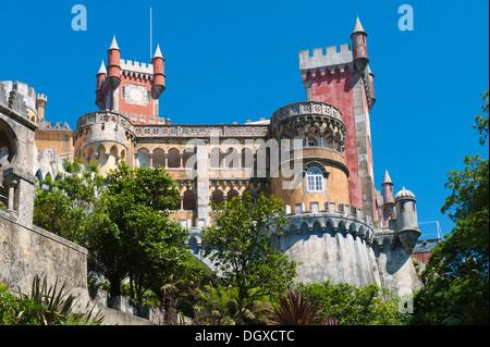 Palacio da Pena, Sintra, Lisbona, Portogallo Foto Stock
