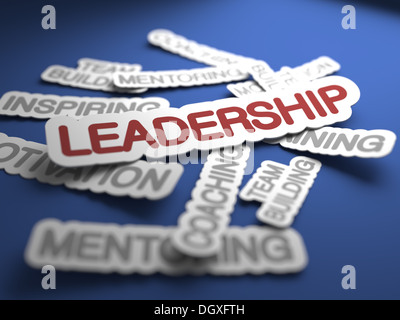 Il concetto di leadership. Foto Stock