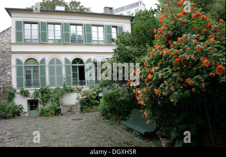 Musée de la Vie Romantique, Hôtel Scheffer-Renan, rue Chaptal, Parigi, Ile de France, Francia, Europa Foto Stock