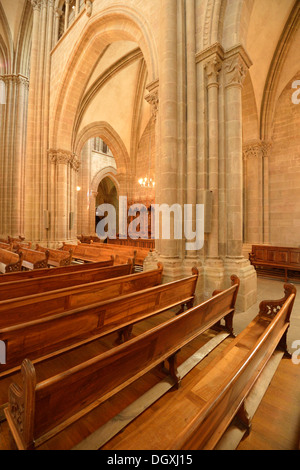 Vista interna, la Cattedrale di San Pietro, Cattedrale St-Pierre, Ginevra, Svizzera, Europa Foto Stock