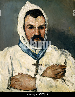 Antoine Dominique Sauveur Aubert, l'artista lo zio, come un monaco - da Paul Cézanne, 1866 Foto Stock
