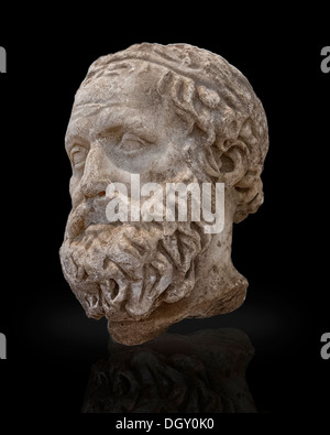 Un busto di Eschilo,un grande greco poeta e drammaturgo. Egli è accreditato come il fondatore della tragedia greca,lato su Vista Foto Stock