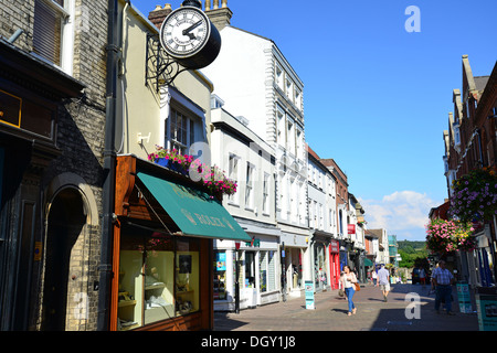 Abbeygate Street, Bury St Edmunds, Suffolk, Inghilterra, Regno Unito Foto Stock