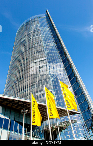 Post Tower, sede della Deutsche Post AG, DHL e Postbank, Bonn, Renania, Renania settentrionale-Vestfalia, Germania Foto Stock