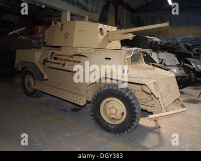 1943 Marmon Herrington SARC MkIV, furgoni blindati nel serbatoio museum, Saumur, Francia, pic-4 Foto Stock