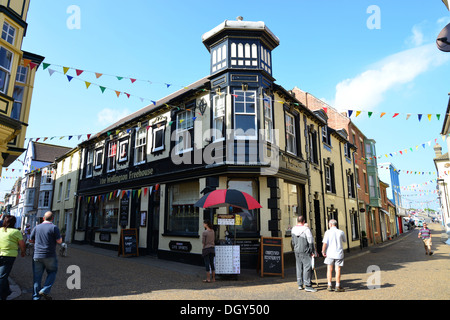 Il Wellington Hotel e Freehouse, Via Giardino, Cromer, Norfolk, Inghilterra, Regno Unito Inghilterra, Regno Unito Foto Stock