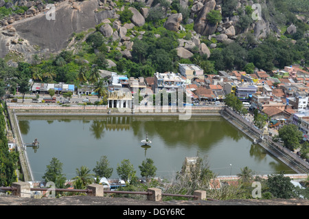 Serbatoio di Kalyani Sravanabelgola @ Foto Stock