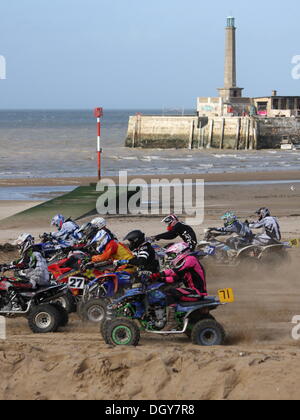 Margate, Kent . 27 ott 2013. QRA Margate Beach Cross 2013, MCF British Beachcross serie 26 & 27 ottobre 2013, Margate, Kent © concedere Burton/Alamy Live News Foto Stock