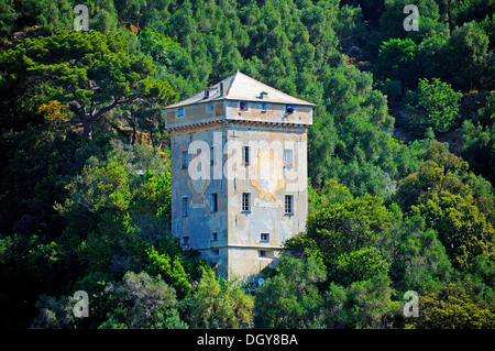 Abbazia di San Fruttuoso di Capodimonte, Camogli, Riviera, Liguria, Italia, Europa Foto Stock