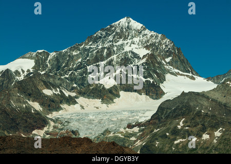 Wandfluehorn da Trockener Steg, vicino a Zermatt, Svizzera Foto Stock
