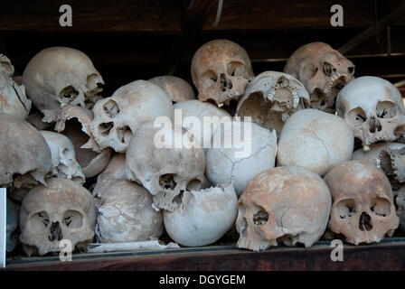 I campi di sterminio di Choeung Ek, dove i Khmer rossi hanno provocato la morte di più di 20 000 persone, Phnom Penh, Cambogia, sud-est asiatico Foto Stock