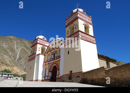 La chiesa, huaytara, inca, Perù, Sud America, America latina Foto Stock