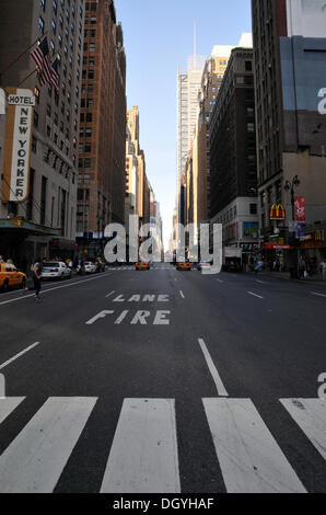 8Th street, Murray Hill, la città di New York, New York, USA, America del nord Foto Stock