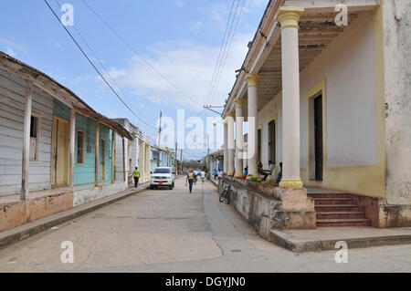 Centro storico di Baracoa, Cuba, dei Caraibi e America centrale Foto Stock