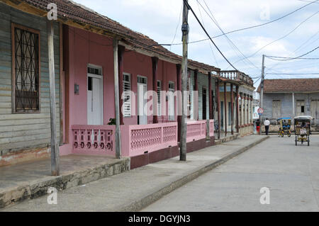 Centro storico di Baracoa, Cuba, dei Caraibi e America centrale Foto Stock