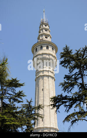 Torre Beyazit, old fire lookout tower, città vecchia, istanbul, Turchia, europa Foto Stock