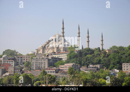 Sueleymaniye camii, Moschea Suleymaniye istanbul, Turchia, europa Foto Stock