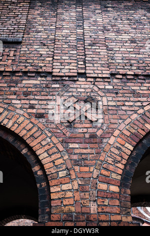 Nikiszowiec della miniera di carbone di insediamento dei lavoratori, Katowice, Slesia, Polonia Foto Stock